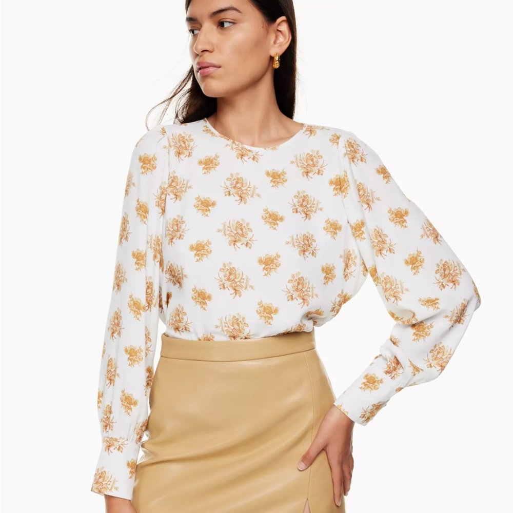 Wilfred Clarissa Blouse Floral Print Size S